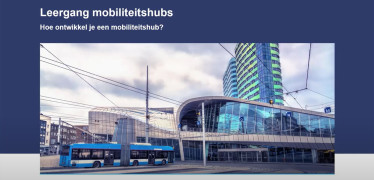 Afbeelding van Webinar Leergang mobiliteitshubs - Hoe ontwikkel je een mobiliteitshub?